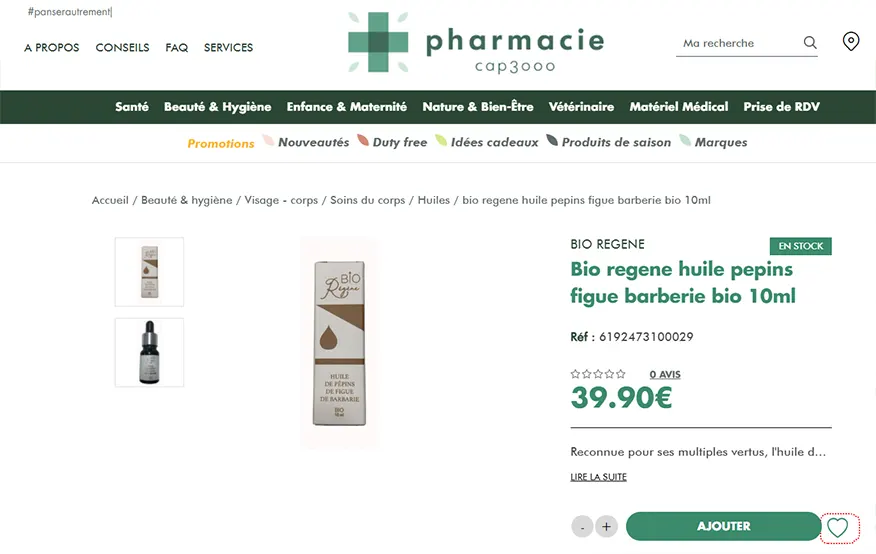 pharmacie huile de pépin de figue de barbarie